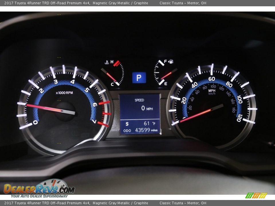 2017 Toyota 4Runner TRD Off-Road Premium 4x4 Magnetic Gray Metallic / Graphite Photo #8