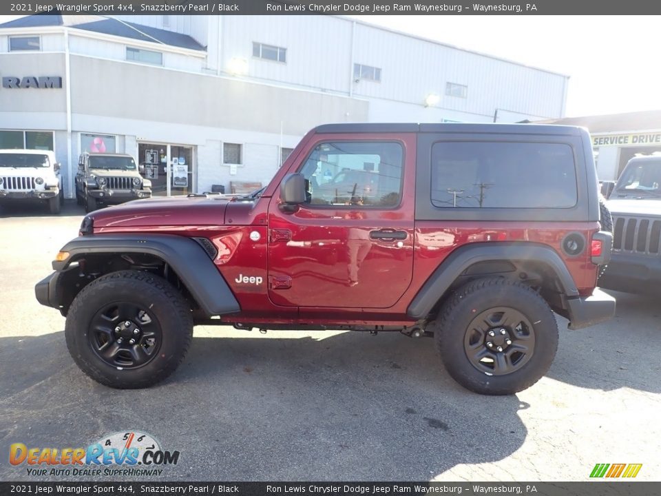 2021 Jeep Wrangler Sport 4x4 Snazzberry Pearl / Black Photo #3