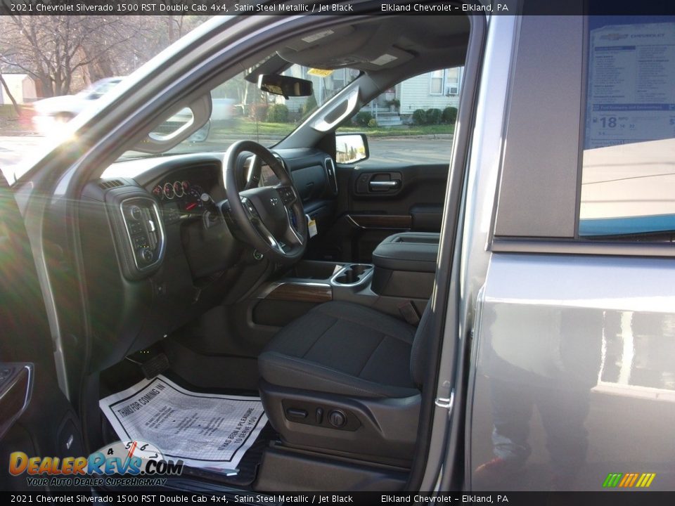 2021 Chevrolet Silverado 1500 RST Double Cab 4x4 Satin Steel Metallic / Jet Black Photo #13