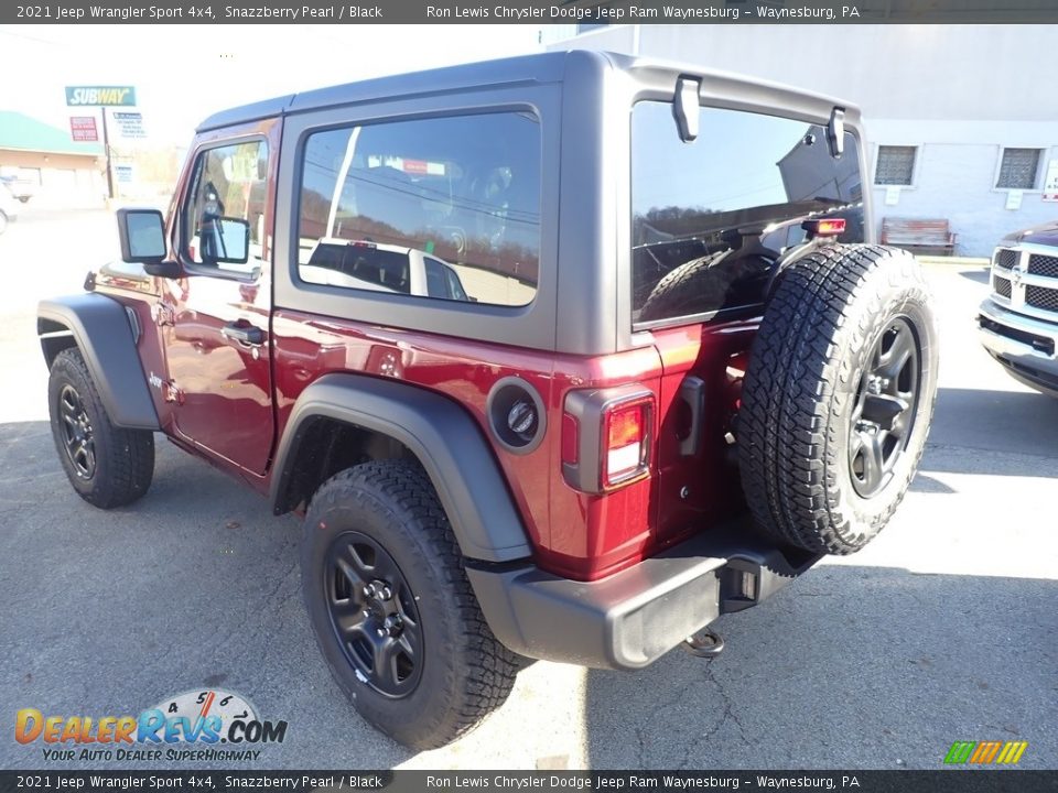 2021 Jeep Wrangler Sport 4x4 Snazzberry Pearl / Black Photo #4