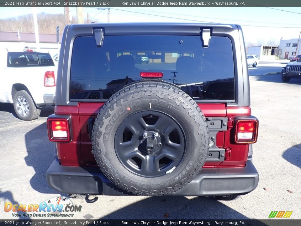 2021 Jeep Wrangler Sport 4x4 Snazzberry Pearl / Black Photo #5