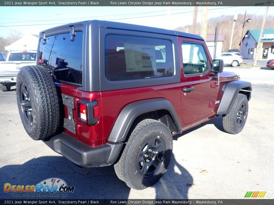 2021 Jeep Wrangler Sport 4x4 Snazzberry Pearl / Black Photo #6