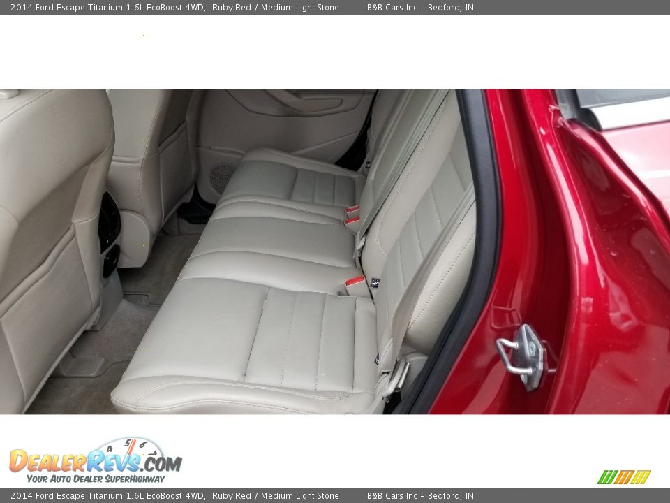 2014 Ford Escape Titanium 1.6L EcoBoost 4WD Ruby Red / Medium Light Stone Photo #20