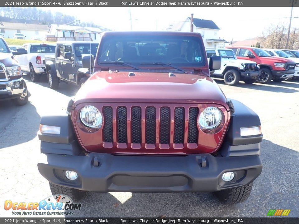 2021 Jeep Wrangler Sport 4x4 Snazzberry Pearl / Black Photo #9