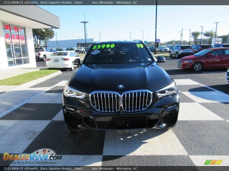2019 BMW X5 xDrive40i Black Sapphire Metallic / Black Photo #2