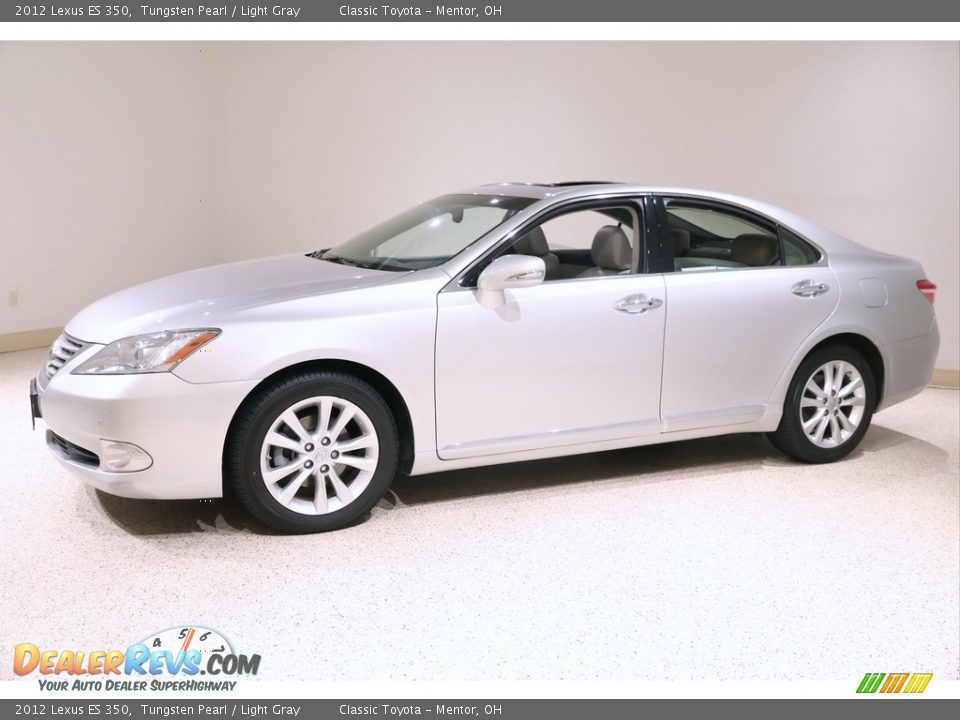 2012 Lexus ES 350 Tungsten Pearl / Light Gray Photo #3