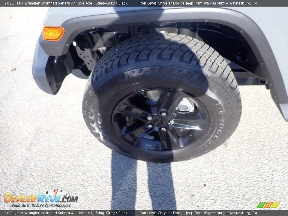 2021 Jeep Wrangler Unlimited Sahara Altitude 4x4 Sting-Gray / Black Photo #2