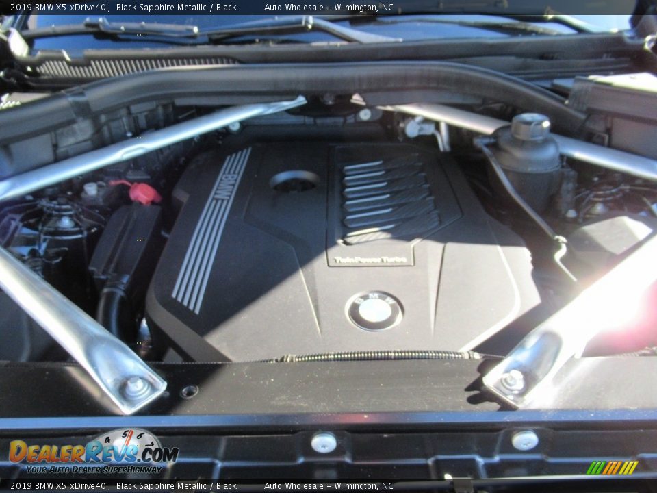 2019 BMW X5 xDrive40i Black Sapphire Metallic / Black Photo #6