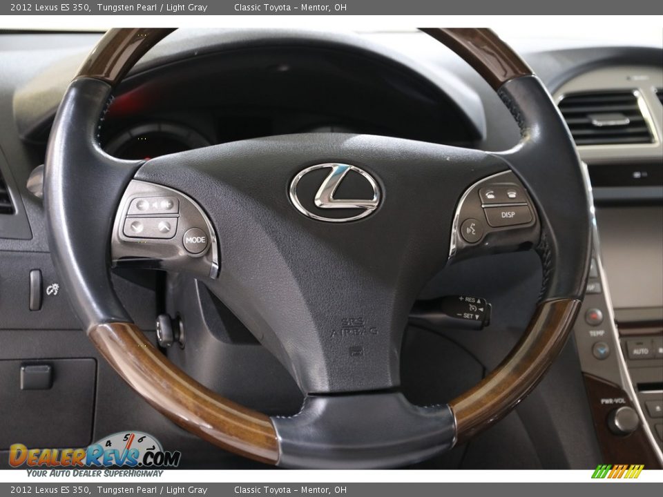 2012 Lexus ES 350 Tungsten Pearl / Light Gray Photo #7