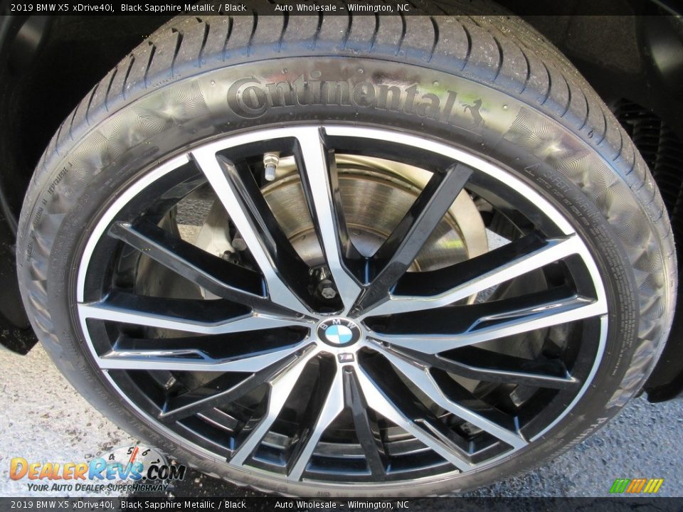 2019 BMW X5 xDrive40i Black Sapphire Metallic / Black Photo #7