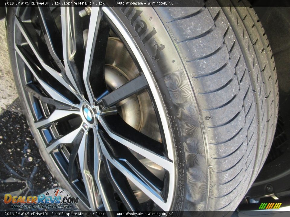 2019 BMW X5 xDrive40i Black Sapphire Metallic / Black Photo #8