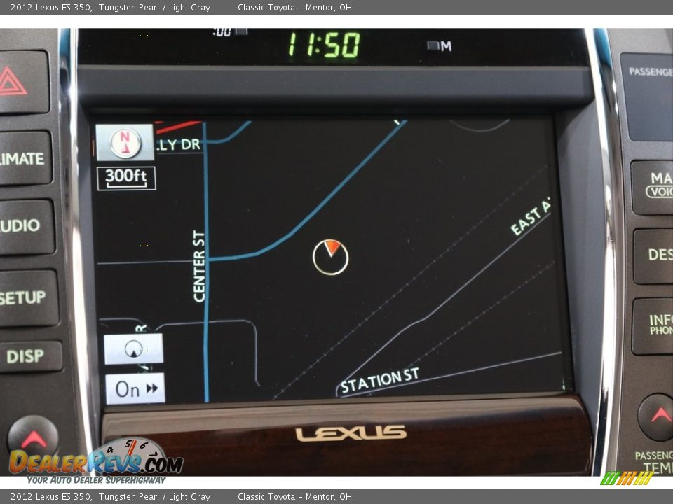 2012 Lexus ES 350 Tungsten Pearl / Light Gray Photo #11