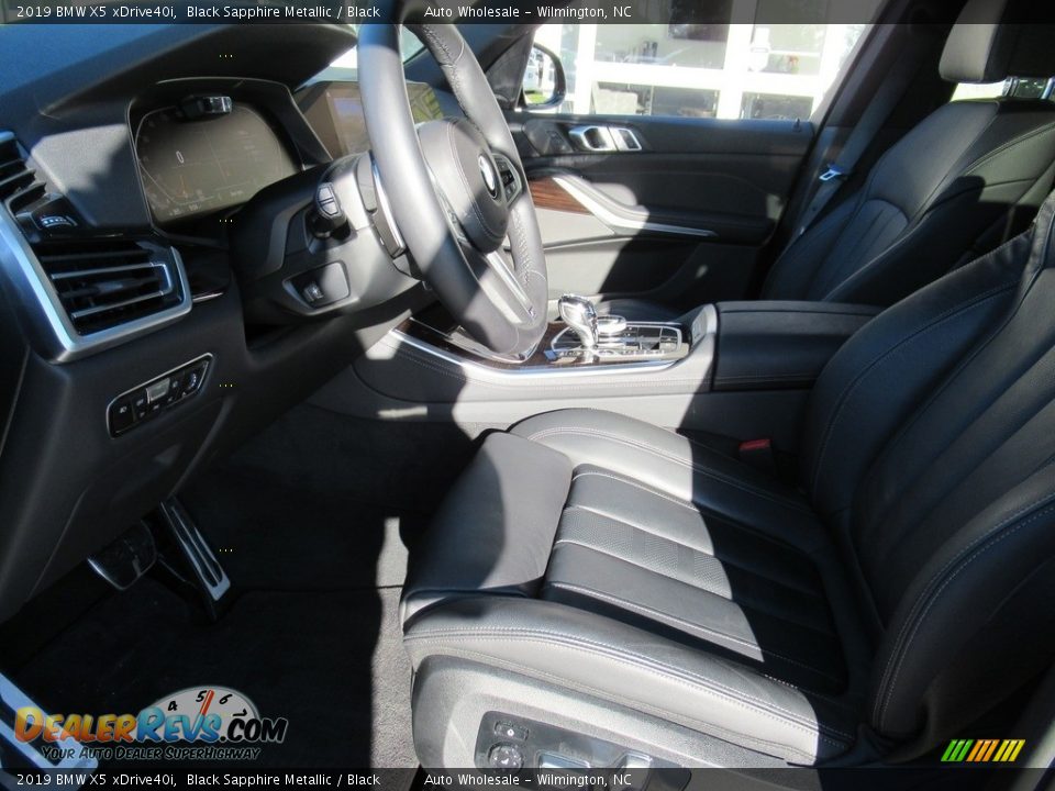 2019 BMW X5 xDrive40i Black Sapphire Metallic / Black Photo #10
