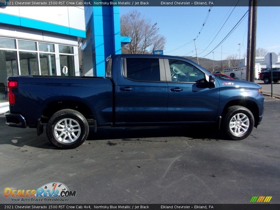 2021 Chevrolet Silverado 1500 RST Crew Cab 4x4 Northsky Blue Metallic / Jet Black Photo #2