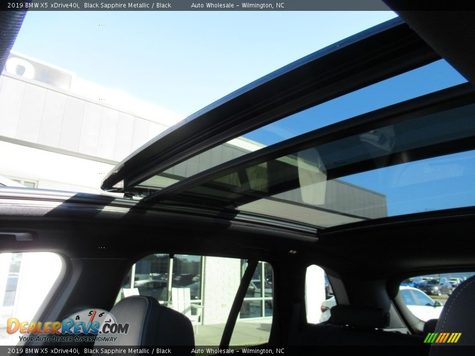 2019 BMW X5 xDrive40i Black Sapphire Metallic / Black Photo #11