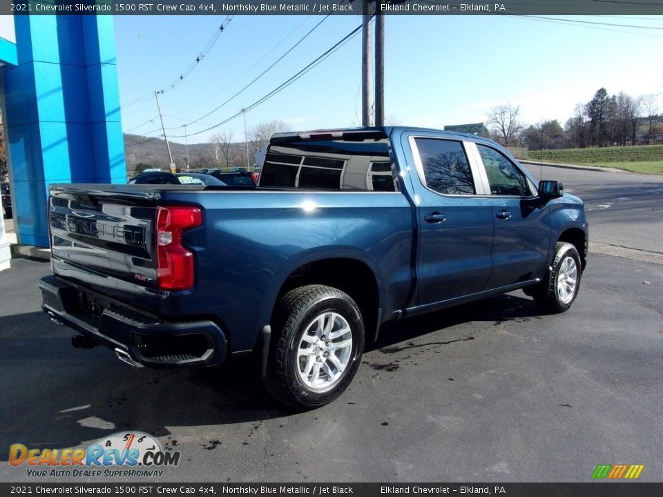 2021 Chevrolet Silverado 1500 RST Crew Cab 4x4 Northsky Blue Metallic / Jet Black Photo #3