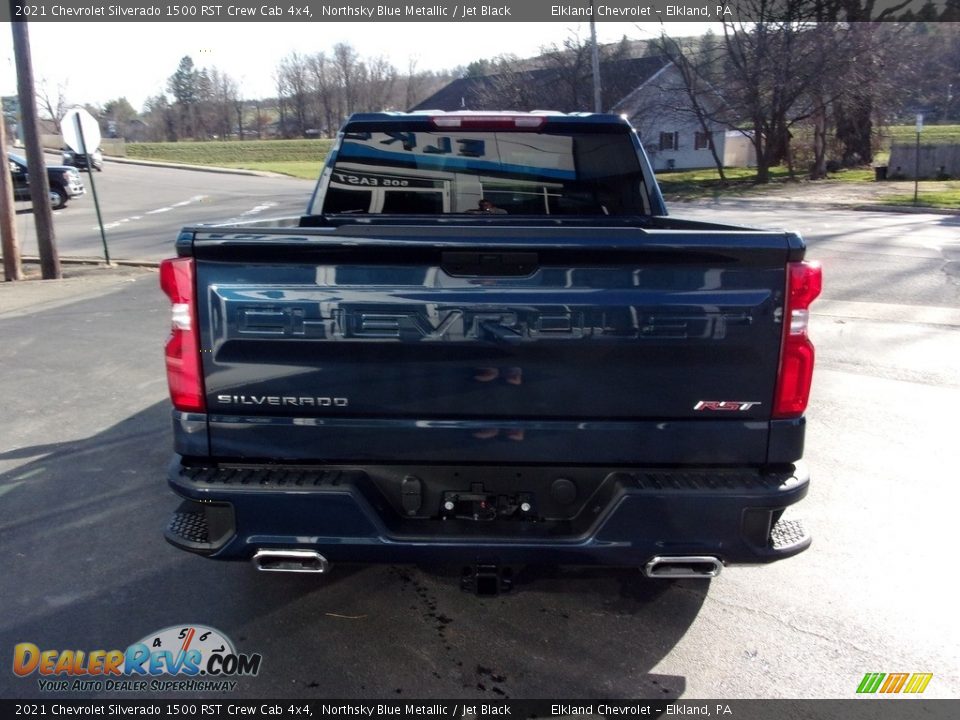 2021 Chevrolet Silverado 1500 RST Crew Cab 4x4 Northsky Blue Metallic / Jet Black Photo #4