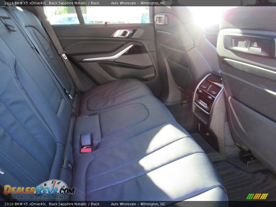 2019 BMW X5 xDrive40i Black Sapphire Metallic / Black Photo #14