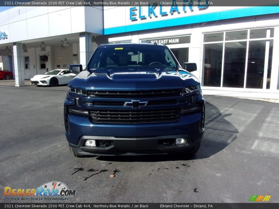 2021 Chevrolet Silverado 1500 RST Crew Cab 4x4 Northsky Blue Metallic / Jet Black Photo #7