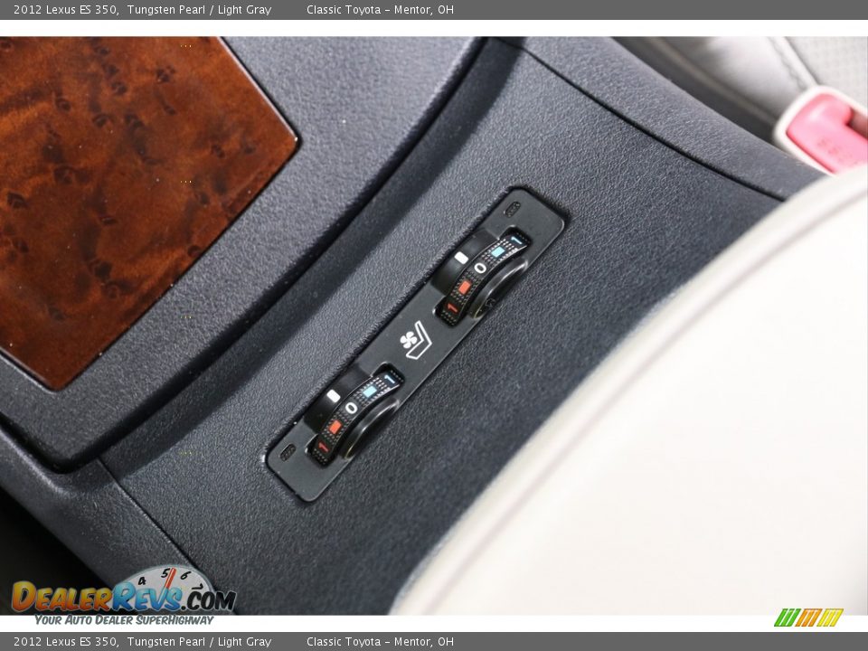 2012 Lexus ES 350 Tungsten Pearl / Light Gray Photo #17