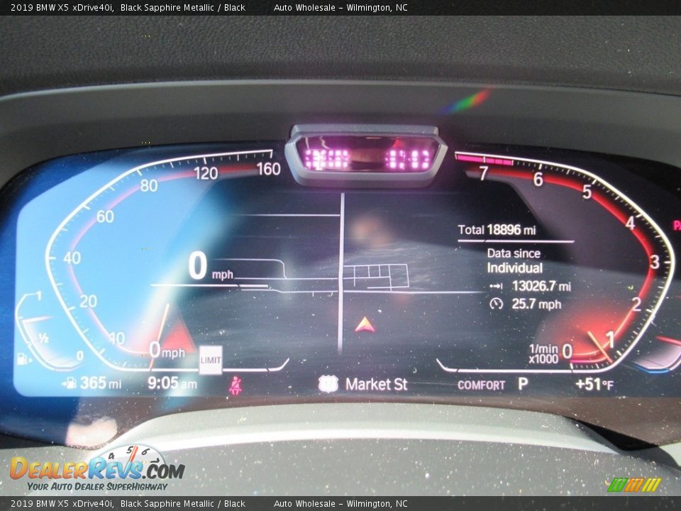 2019 BMW X5 xDrive40i Black Sapphire Metallic / Black Photo #16