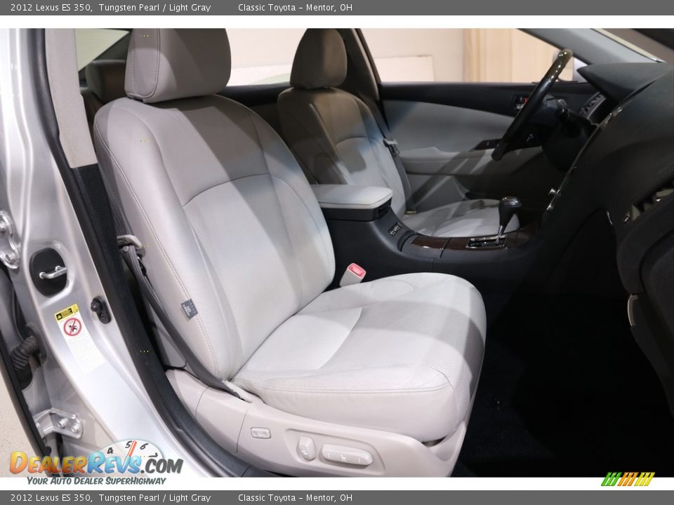 2012 Lexus ES 350 Tungsten Pearl / Light Gray Photo #18