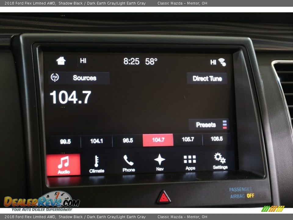 Audio System of 2018 Ford Flex Limited AWD Photo #10