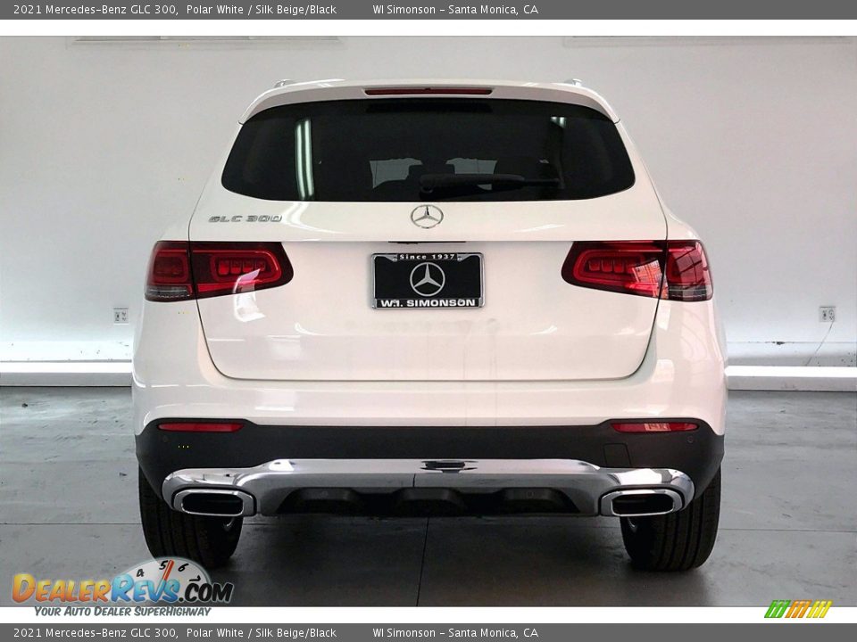 2021 Mercedes-Benz GLC 300 Polar White / Silk Beige/Black Photo #3