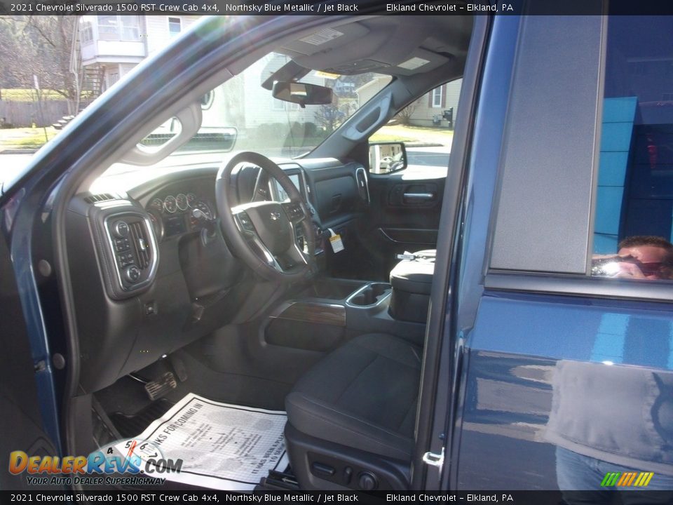 2021 Chevrolet Silverado 1500 RST Crew Cab 4x4 Northsky Blue Metallic / Jet Black Photo #12