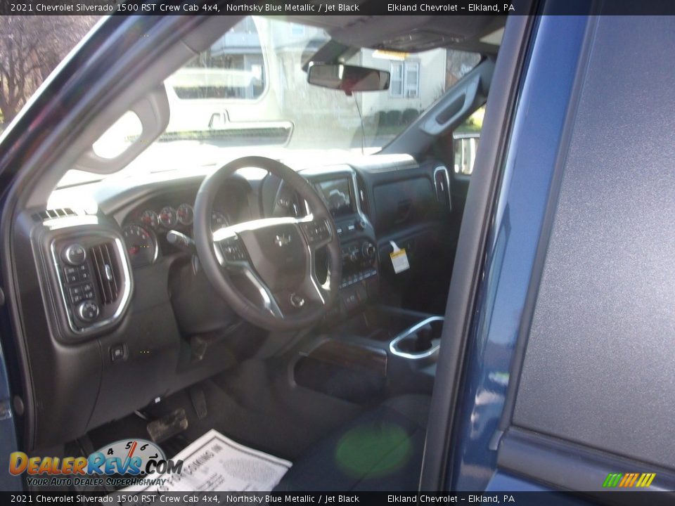 2021 Chevrolet Silverado 1500 RST Crew Cab 4x4 Northsky Blue Metallic / Jet Black Photo #13