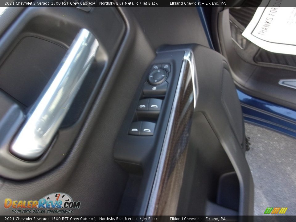 2021 Chevrolet Silverado 1500 RST Crew Cab 4x4 Northsky Blue Metallic / Jet Black Photo #16