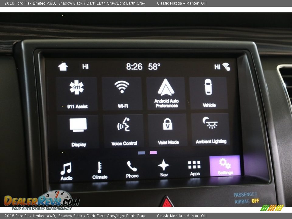 Controls of 2018 Ford Flex Limited AWD Photo #16