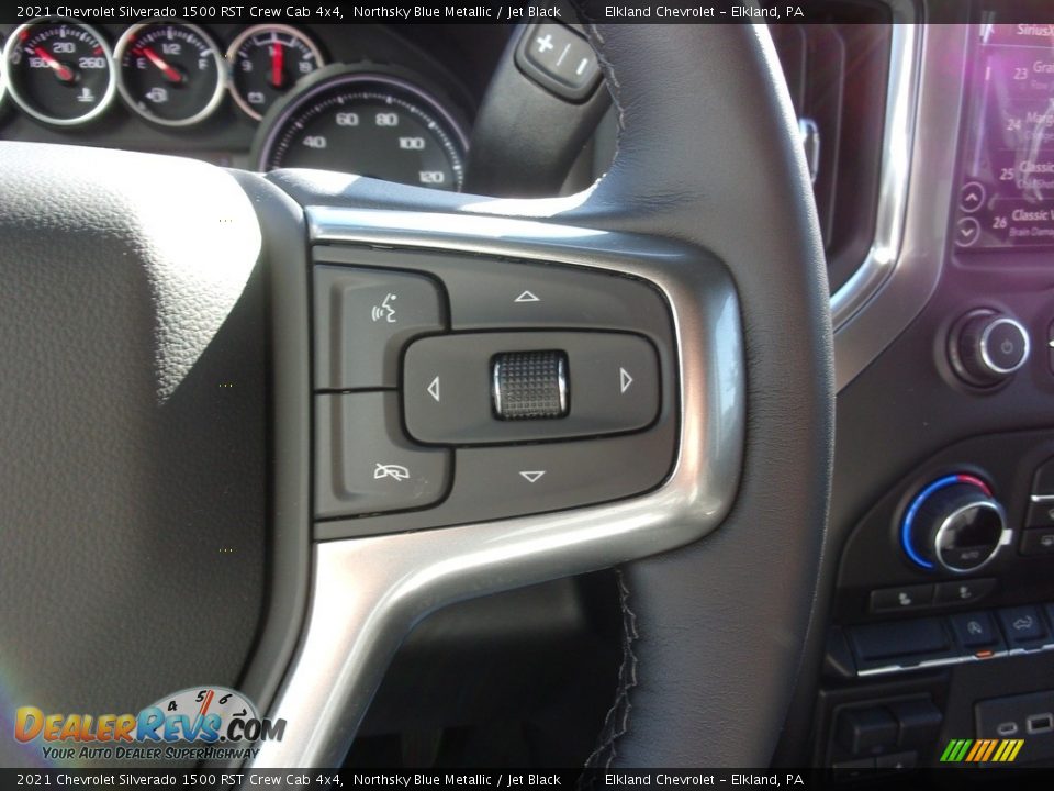 2021 Chevrolet Silverado 1500 RST Crew Cab 4x4 Northsky Blue Metallic / Jet Black Photo #19