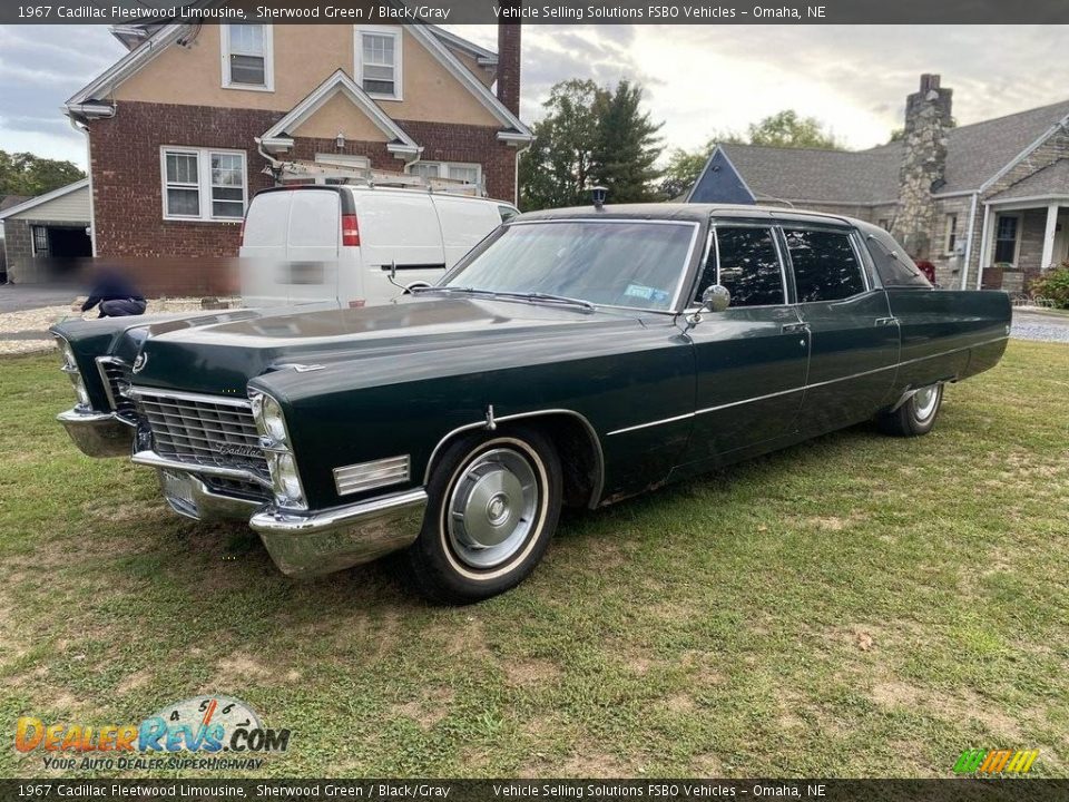 Sherwood Green 1967 Cadillac Fleetwood Limousine Photo #1