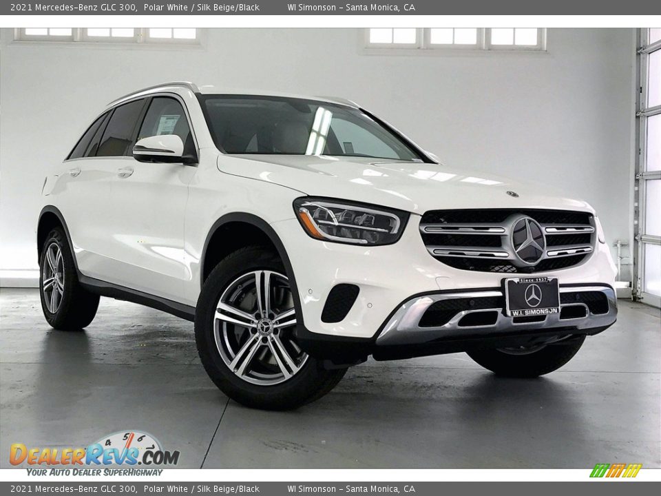 2021 Mercedes-Benz GLC 300 Polar White / Silk Beige/Black Photo #12