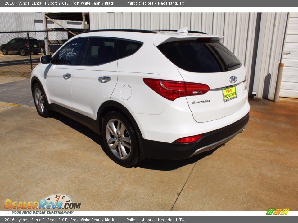 2016 Hyundai Santa Fe Sport 2.0T Frost White Pearl / Black Photo #7