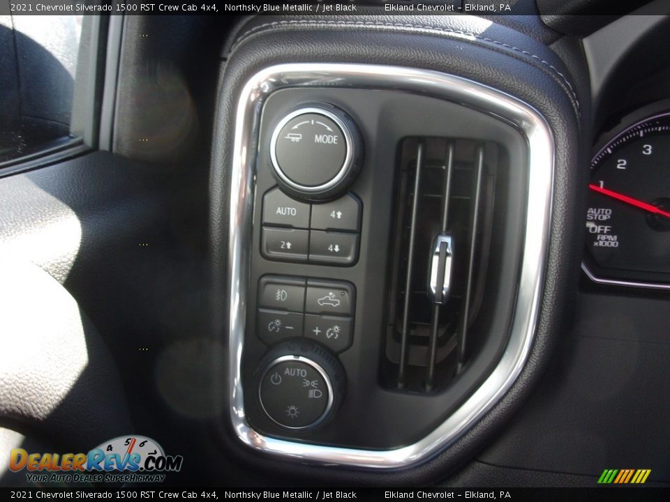 2021 Chevrolet Silverado 1500 RST Crew Cab 4x4 Northsky Blue Metallic / Jet Black Photo #21