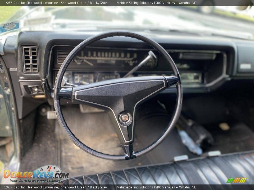 1967 Cadillac Fleetwood Limousine Steering Wheel Photo #5