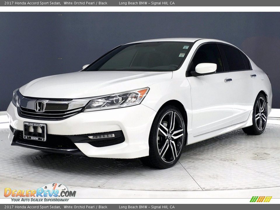 2017 Honda Accord Sport Sedan White Orchid Pearl / Black Photo #12