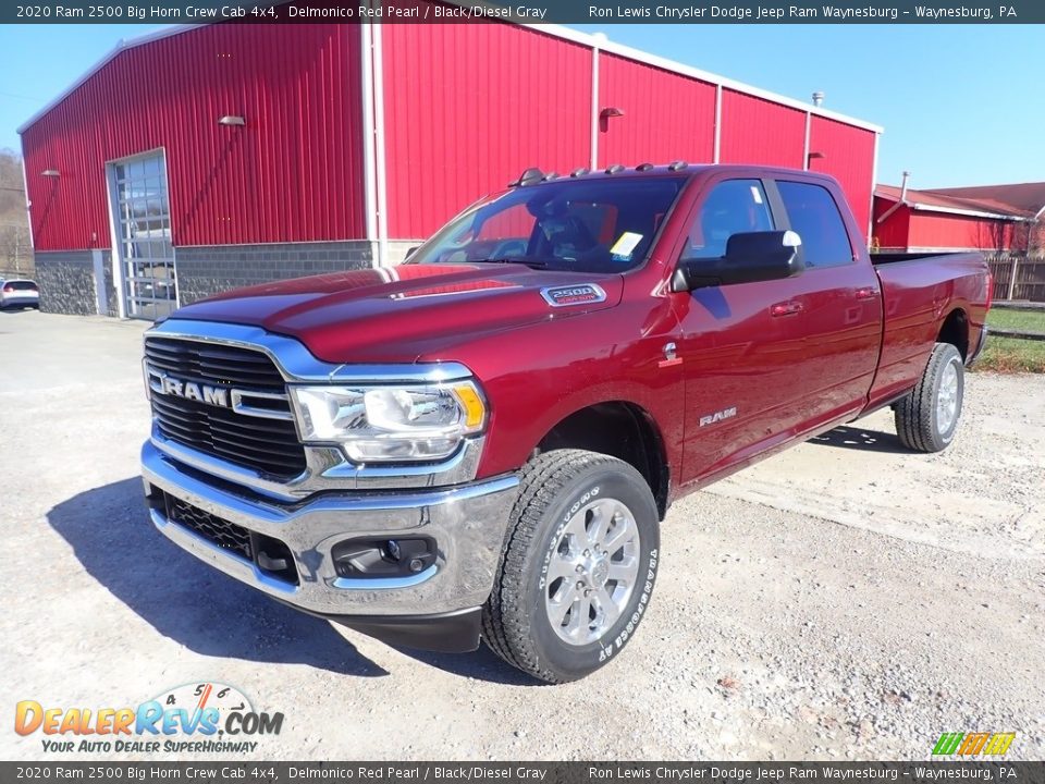 2020 Ram 2500 Big Horn Crew Cab 4x4 Delmonico Red Pearl / Black/Diesel Gray Photo #1