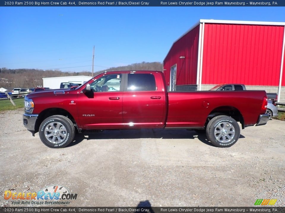 2020 Ram 2500 Big Horn Crew Cab 4x4 Delmonico Red Pearl / Black/Diesel Gray Photo #2