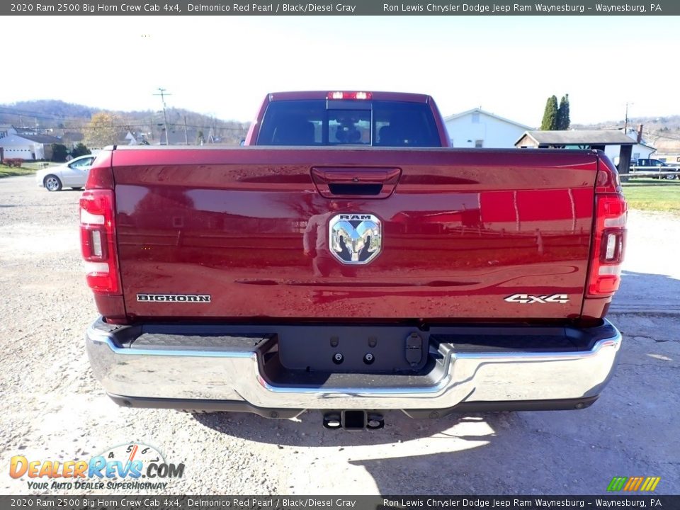 2020 Ram 2500 Big Horn Crew Cab 4x4 Delmonico Red Pearl / Black/Diesel Gray Photo #4