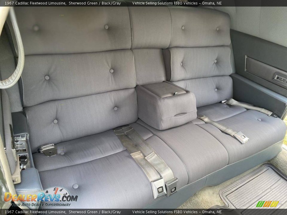 Rear Seat of 1967 Cadillac Fleetwood Limousine Photo #16