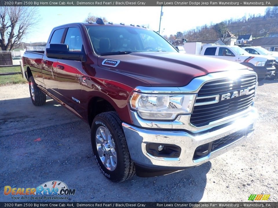 2020 Ram 2500 Big Horn Crew Cab 4x4 Delmonico Red Pearl / Black/Diesel Gray Photo #9