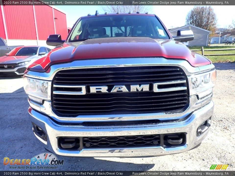 2020 Ram 2500 Big Horn Crew Cab 4x4 Delmonico Red Pearl / Black/Diesel Gray Photo #10