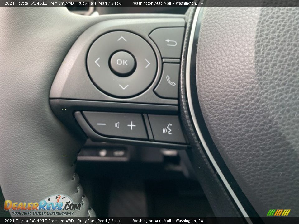 2021 Toyota RAV4 XLE Premium AWD Steering Wheel Photo #5