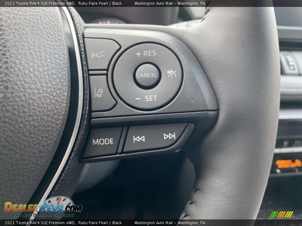 2021 Toyota RAV4 XLE Premium AWD Steering Wheel Photo #6