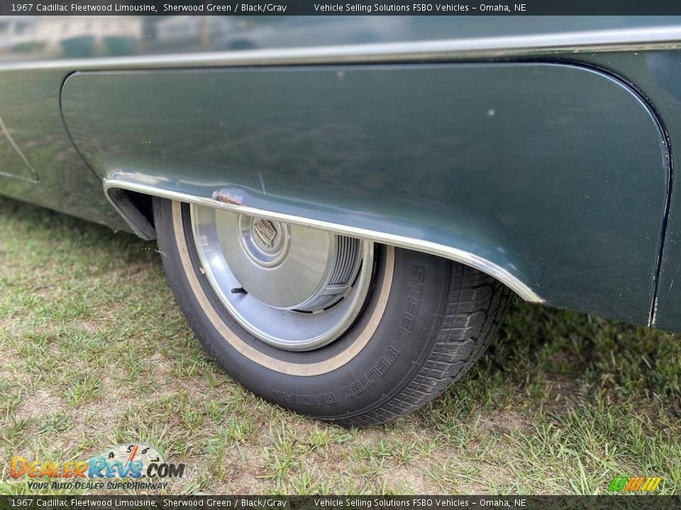 1967 Cadillac Fleetwood Limousine Sherwood Green / Black/Gray Photo #19