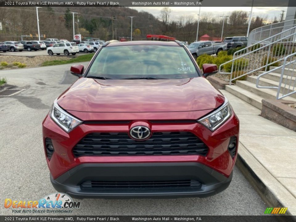 2021 Toyota RAV4 XLE Premium AWD Ruby Flare Pearl / Black Photo #11