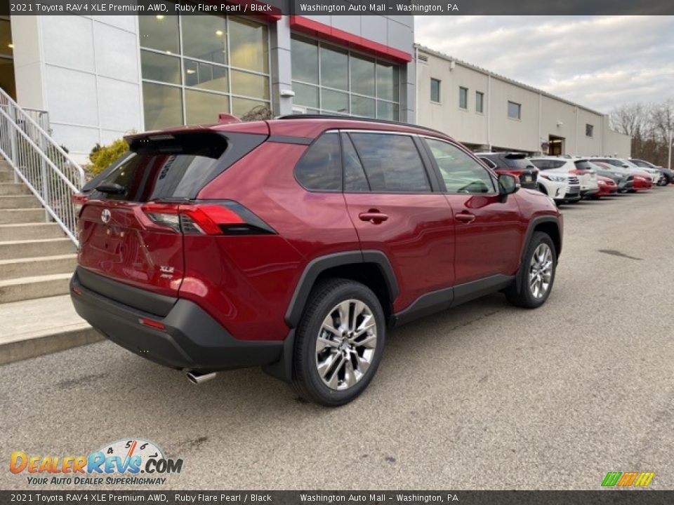 2021 Toyota RAV4 XLE Premium AWD Ruby Flare Pearl / Black Photo #13
